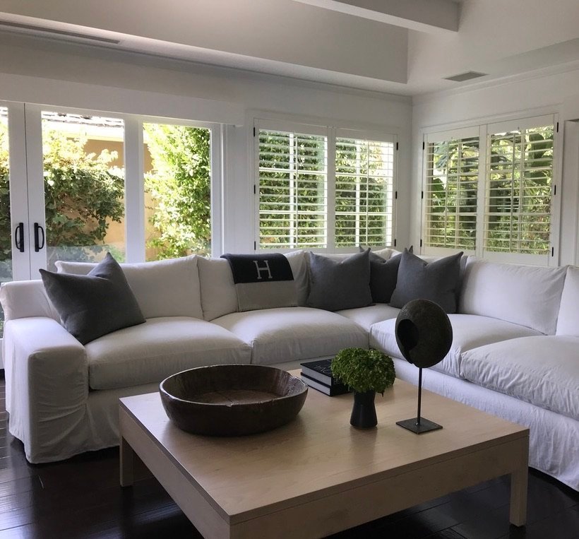 Den in the Corona Del Mar project by CLW Design in Corona del Mar, CA